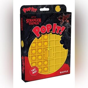 NWT Stranger Things Pop It! Waffle Toy